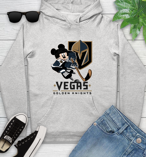 NHL Vegas Golden Knights Mickey Mouse Disney Hockey T Shirt Youth Hoodie