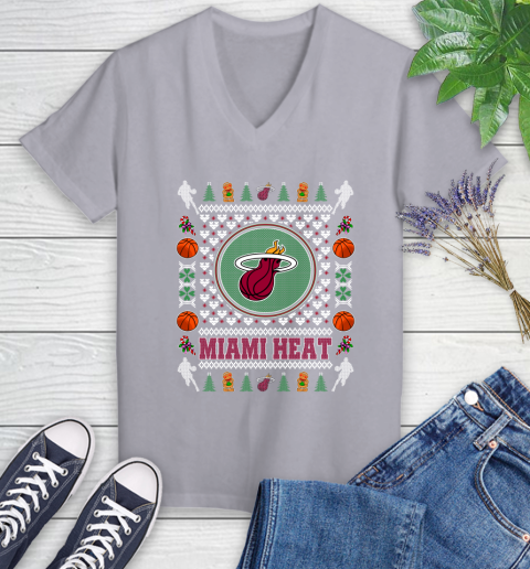 Miami Heat Merry Christmas NBA Basketball Loyal Fan Ugly Shirt 77