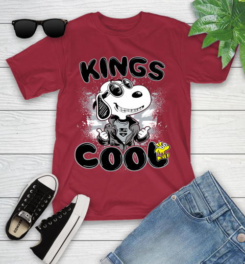 NHL Hockey Los Angeles Kings Cool Snoopy Shirt Youth T-Shirt 12