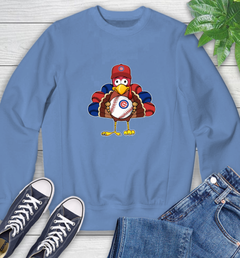 Chicago Cubs Turkey thanksgiving Sweatshirt 11