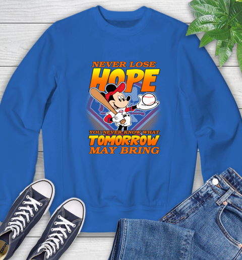 Philadelphia Phillies MLB Baseball Mickey Disney Never Lose Hope Sweatshirt 9