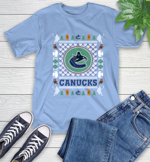 Vancouver Canucks Merry Christmas NHL Hockey Loyal Fan Ugly Shirt 12