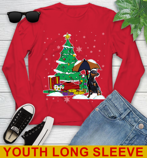 Dobermann Christmas Dog Lovers Shirts 268