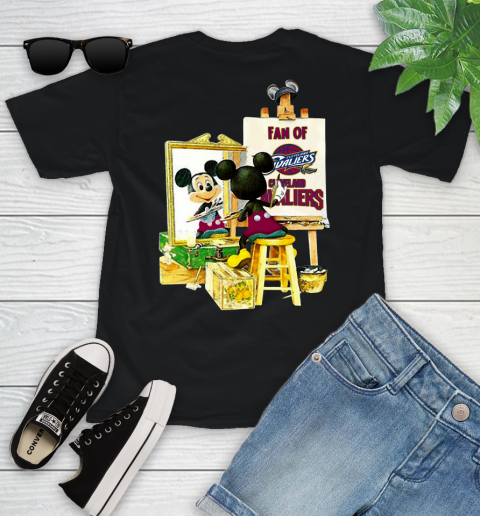 NBA Basketball Cleveland Cavaliers Mickey Drawing Shirt 94