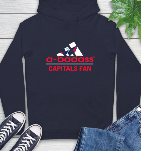 NHL A Badass Washington Capitals Fan Adidas Hockey Sports Hoodie 4 NHL A Badass Washington Capitals Fan Adidas Hockey Sports Hoodie - Image 4