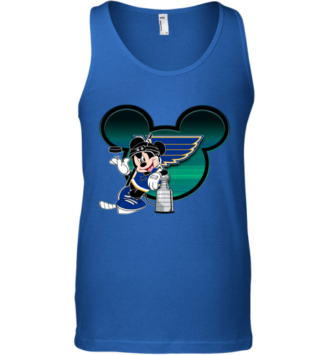 NHL St.Louis Blues Stanley Cup Mickey Mouse Disney Hockey T Shirt