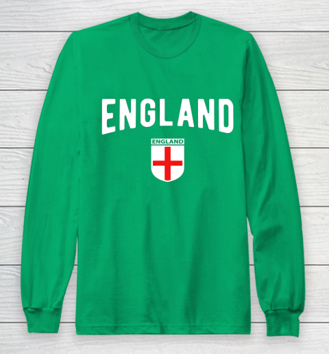 England Soccer Jersey 2021 2022 Football Team Long Sleeve T-Shirt 4