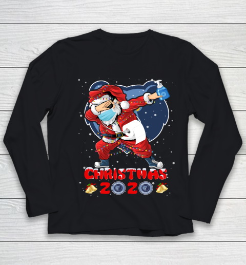 Memphis Grizzlies Funny Santa Claus Dabbing Christmas 2020 NBA Youth Long Sleeve