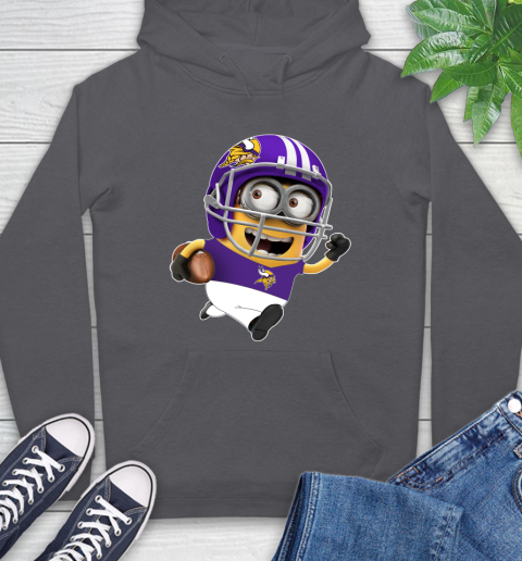 NFL Minnesota Vikings Minions Disney Football Sports Hoodie 7