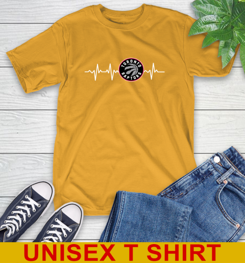 Toronto Raptors NBA Basketball Heart Beat Shirt T-Shirt 2