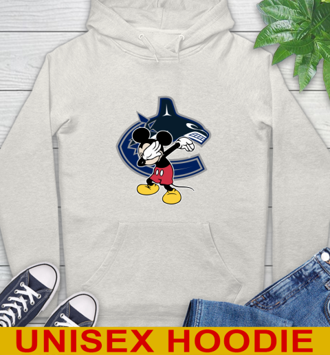 Vancouver Canucks NHL Hockey Dabbing Mickey Disney Sports Hoodie 12