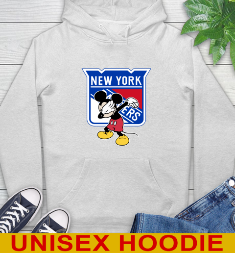 New York Rangers NHL Hockey Dabbing Mickey Disney Sports Hoodie
