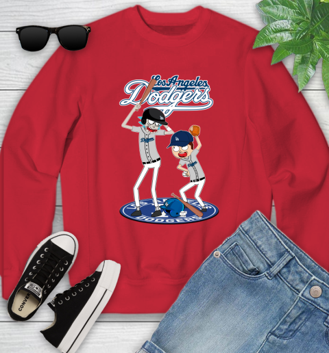 MLB Los Angeles Dodgers Rick And Morty Baseball 123
