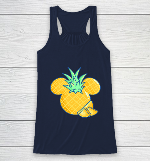 Disney Mickey Friends Mickey Pineapple Logo Racerback Tank 8