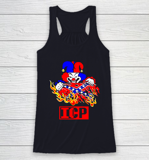 Fuck your rebel flag Racerback Tank 7