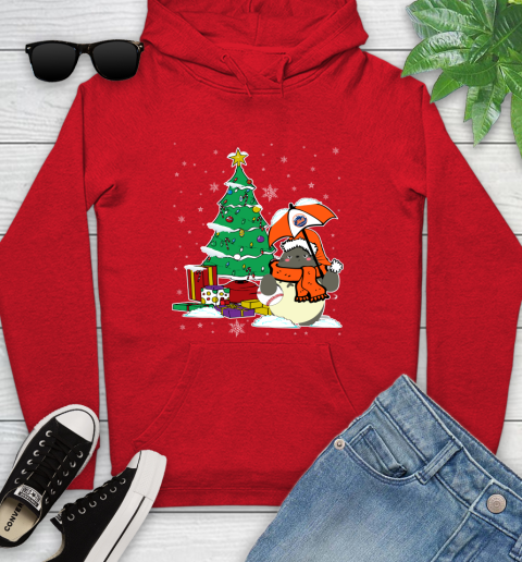 New York Mets MLB Baseball Cute Tonari No Totoro Christmas Sports Youth Hoodie 12