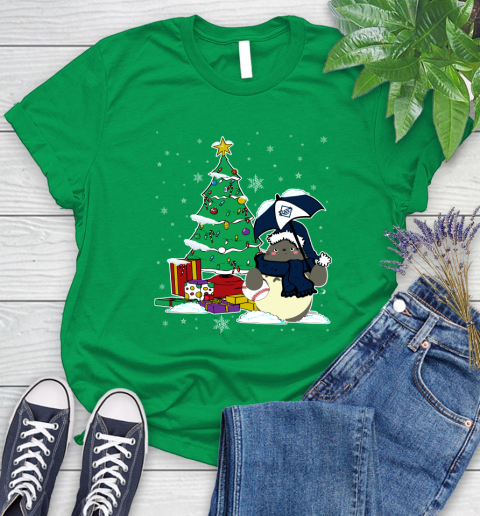 Tampa Bay Rays MLB Baseball Cute Tonari No Totoro Christmas Sports Women's T-Shirt 9