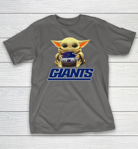 NFL Football New York Giants Baby Yoda Star Wars T-Shirt 8