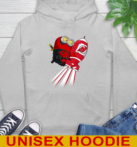NHL Hockey New Jersey Devils Deadpool Minion Marvel Shirt Hoodie