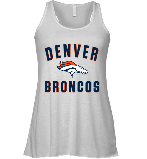 Denver Broncos NFL Line Gray Victory Racerback Tank