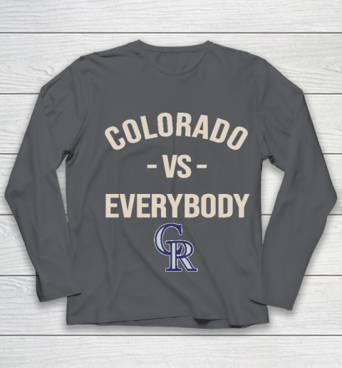 Colorado Rockies Vs Everybody Youth Long Sleeve 6