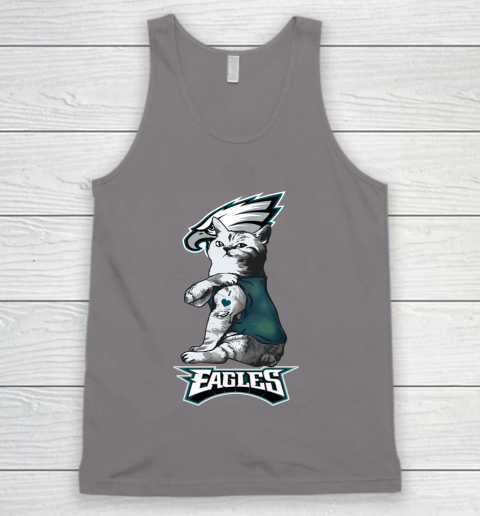 NFL Football My Cat Loves Philadelphia Eagles Tank Top 6
