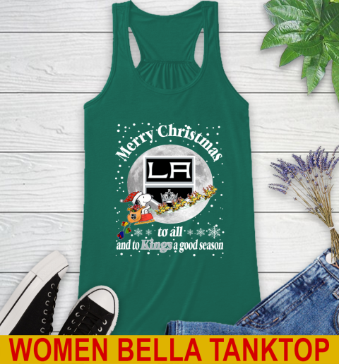 Los Angeles Kings Merry Christmas To All And To Kings A Good Season NHL Hockey Sports Racerback Tank 5