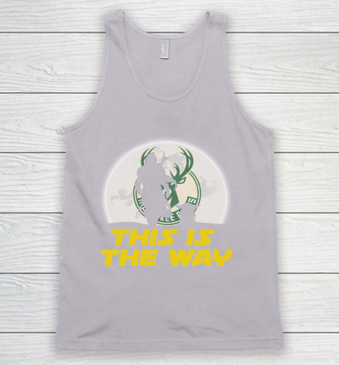 Milwaukee Bucks NBA Basketball Star Wars Yoda And Mandalorian This Is The Way Tank Top 3