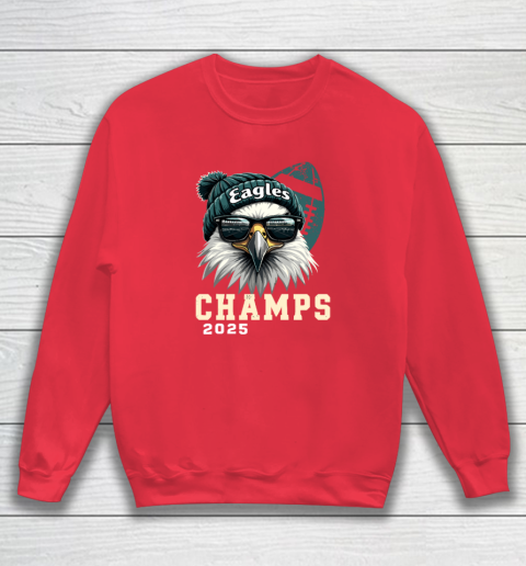 Eagles Sunglasses Championship 2025 Celebrated Eagles Sweatshirt 6