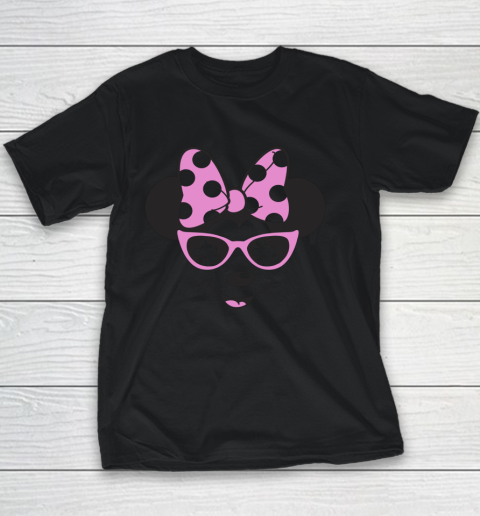 Disney Mickey And Friends Minnie Mouse Sunglasses Portrait Youth T-Shirt