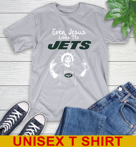 New York Jets NFL Football Even Jesus Loves The Jets Shirt T-Shirt 5