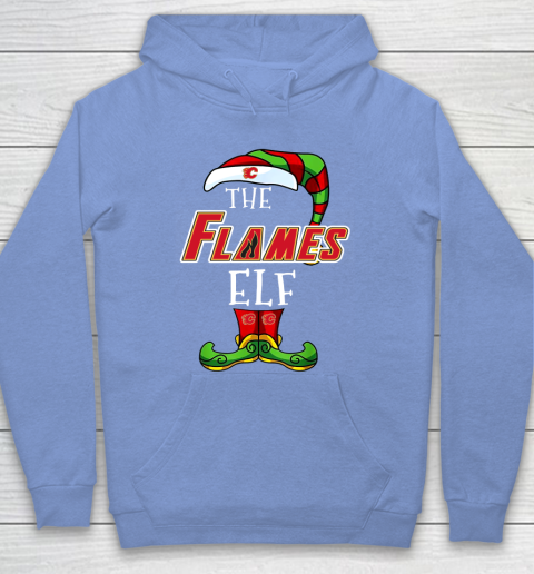 Calgary Flames Christmas ELF Funny NHL Hoodie 8