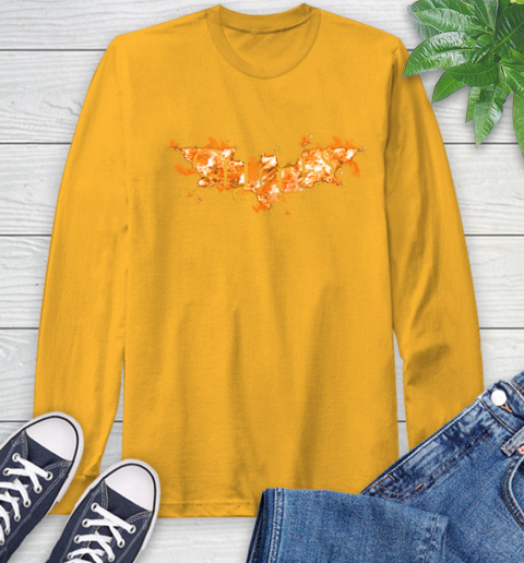 NFL Kansas City Chiefs Batman Logo DC Football Sports Shirt Long Sleeve T-Shirt 2