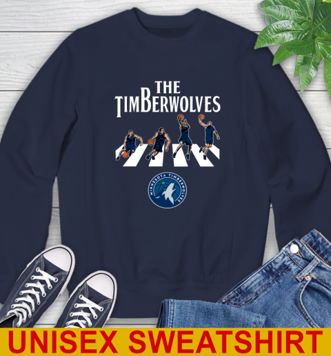 NBA Basketball Minnesota Timberwolves The Beatles Rock Band Shirt Sweatshirt 2