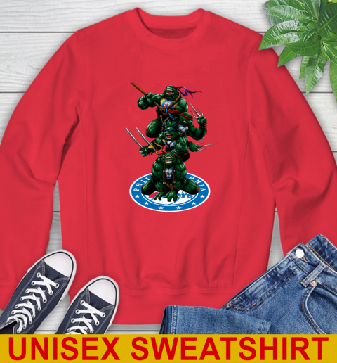NBA Basketball Philadelphia 76ers Teenage Mutant Ninja Turtles Shirt Sweatshirt 10
