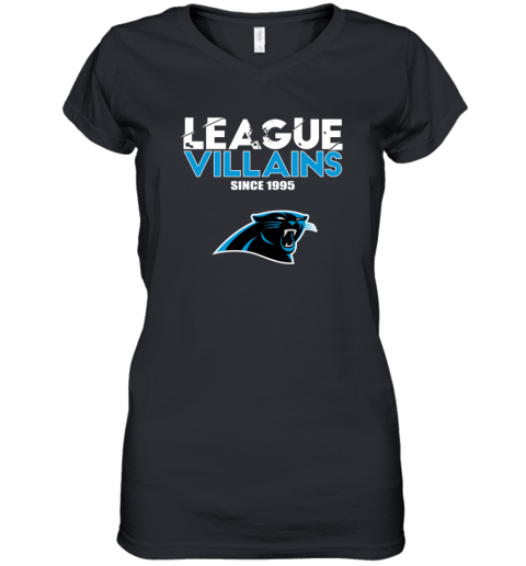 NFL League Villains Since 1995 Carolina Panthers Women's V-Neck T-Shirt