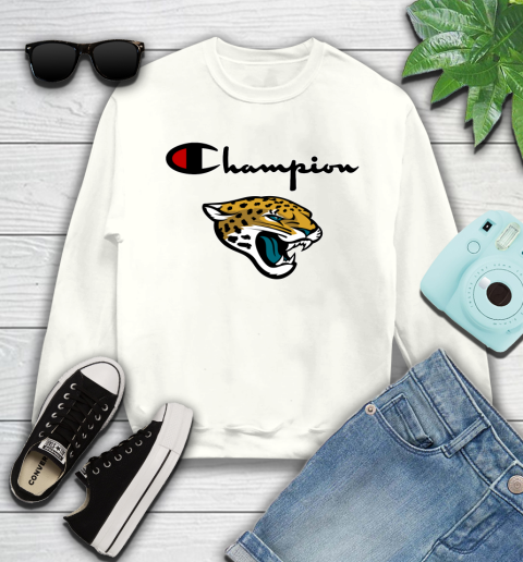 NFL Football Jacksonville Jaguars Champion Shirt Youth Sweatshirt