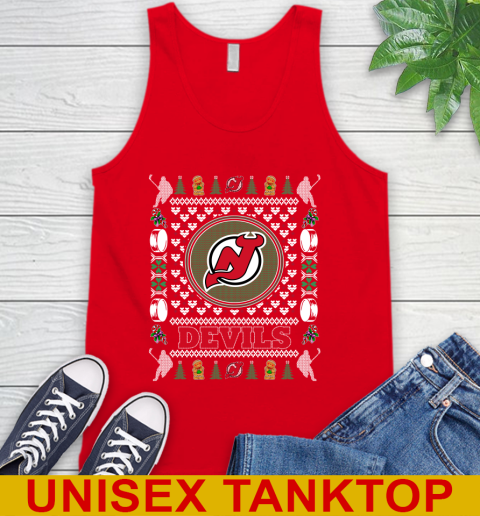 New Jersey Devils Merry Christmas NHL Hockey Loyal Fan Tank Top 5