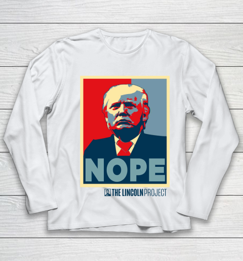 Lincoln Project Nope Youth Long Sleeve