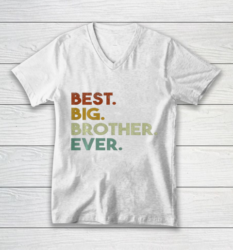 Best Big Brother Ever Sibling Gift V-Neck T-Shirt