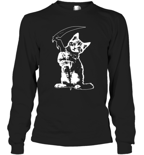 Reaper Kitty Long Sleeve T-Shirt