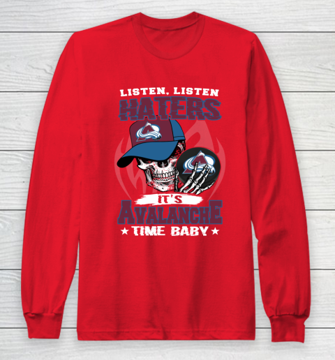 Listen Haters It is BLACKHAWKS Time Baby NHL Long Sleeve T-Shirt 7
