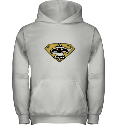 We Are Undefeatable New Orleans Saints x Superman NFL Youth Hoodie