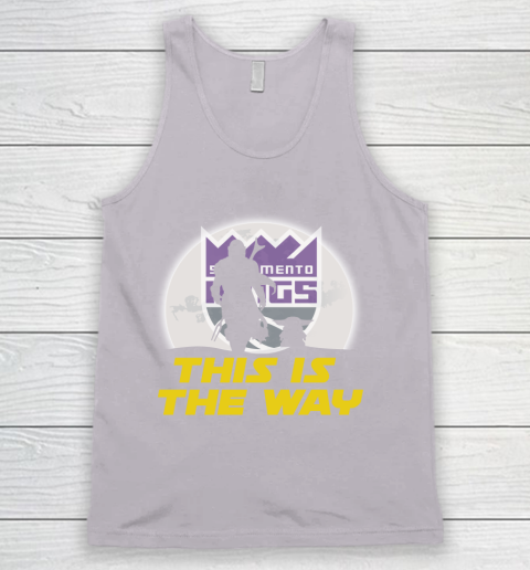 Sacramento Kings NBA Basketball Star Wars Yoda And Mandalorian This Is The Way Tank Top 3