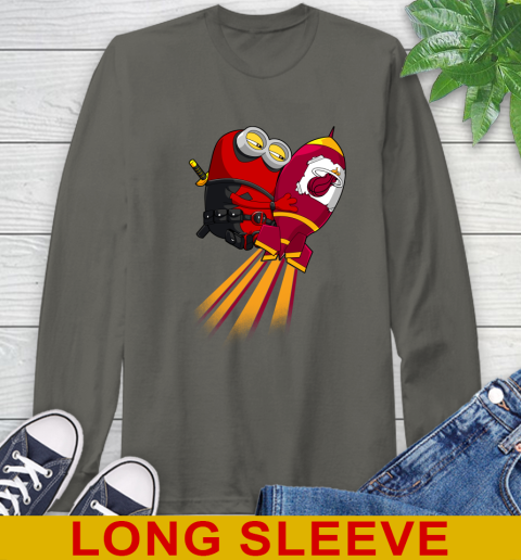 NBA Basketball Miami Heat Deadpool Minion Marvel Shirt Long Sleeve T-Shirt 10