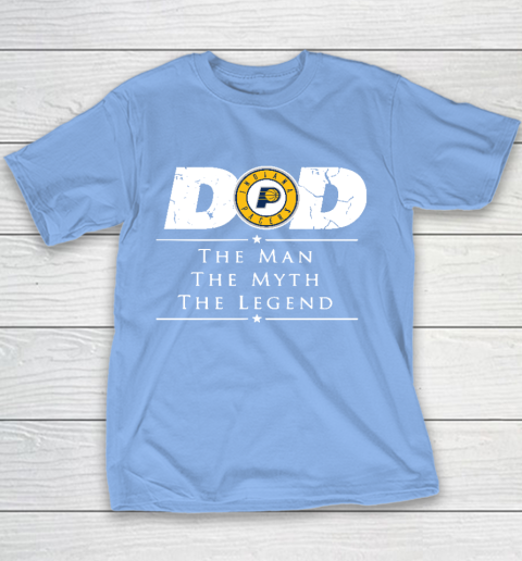 Indiana Pacers NBA Basketball Dad The Man The Myth The Legend Youth T-Shirt 8