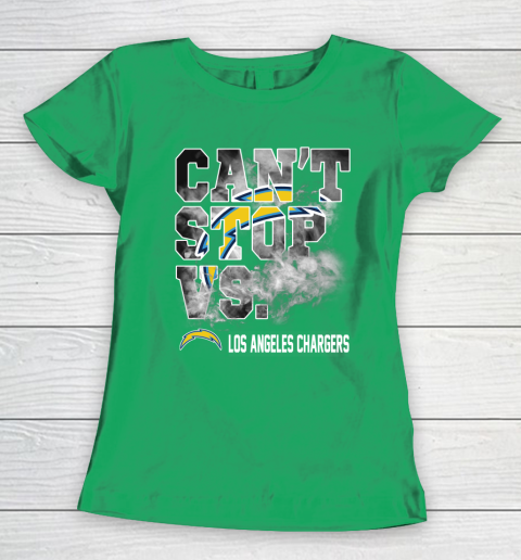 NFL Los Angeles Chargers Can't Stop Vs Women's T-Shirt 5