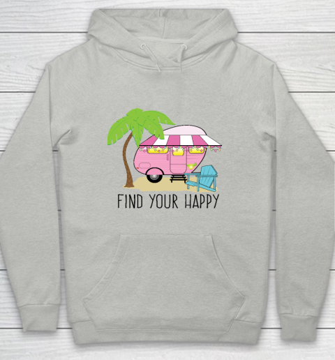 Find Your Happy Retro Florida Camper Camping Youth Hoodie