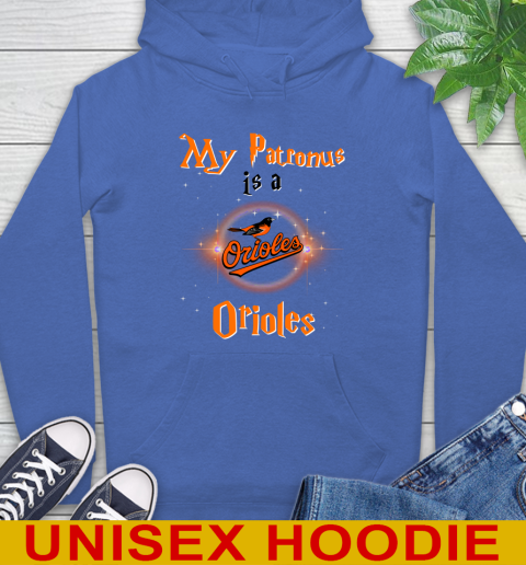 MLB Baseball Harry Potter My Patronus Is A Baltimore Orioles Hoodie 9