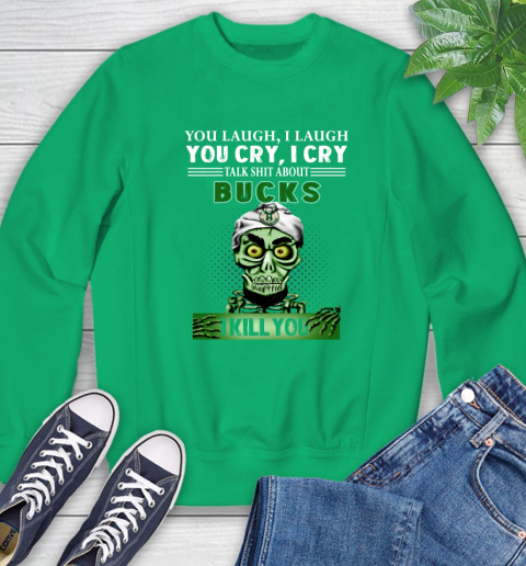 NBA Talk Shit About Milwaukee Bucks I Kill You Achmed The Dead Terrorist Jeffrey Dunham Basketball Sweatshirt 7